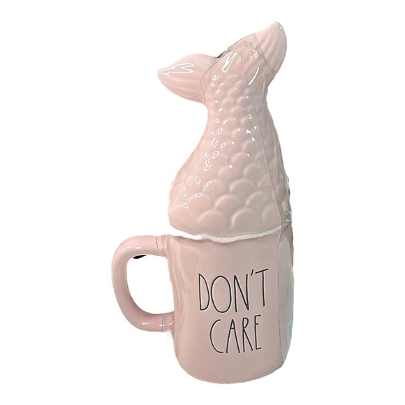 Rae Dunn "MERMAID HAIR DON'T CARE" Figural Coffee Mug - Picture 2 of 2